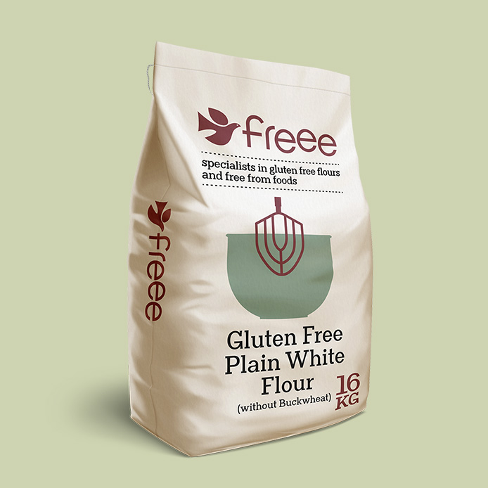 FREEE XGFWBK16 Plain white no buck 16kg 1080 - Freee Foods