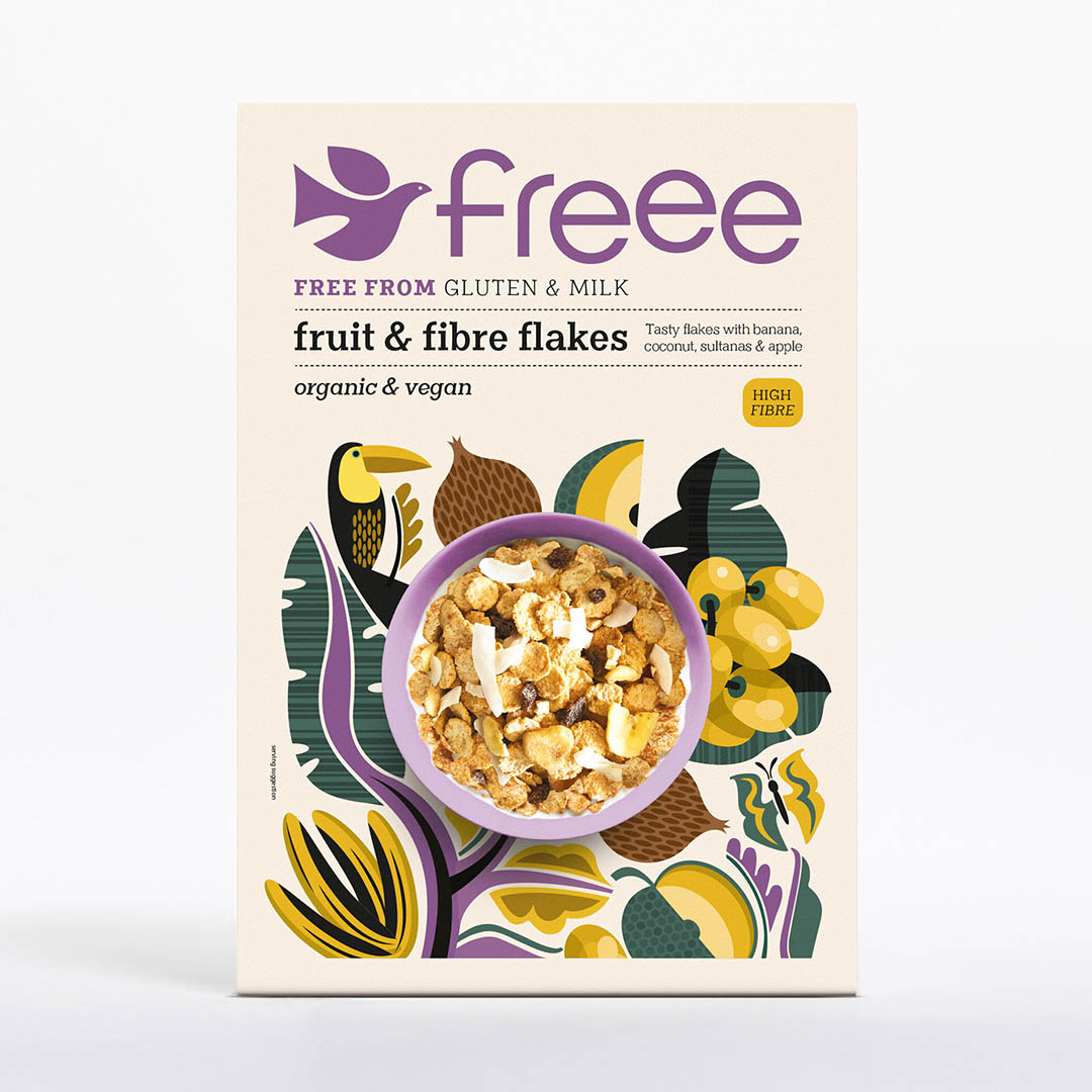 Gluten Free Organic Fruit & Fibre Flakes 375g