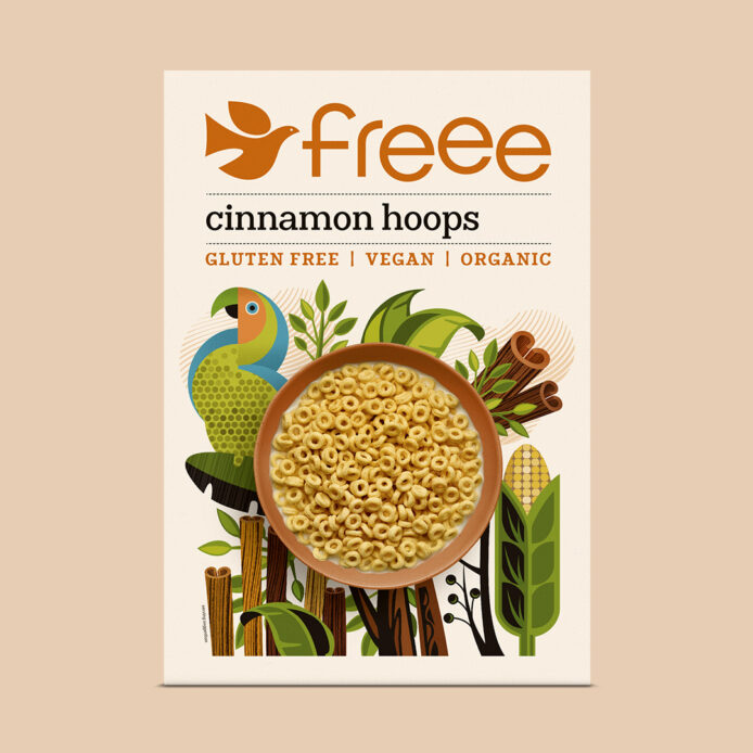 Gluten Free Organic Cinnamon Hoops 300g